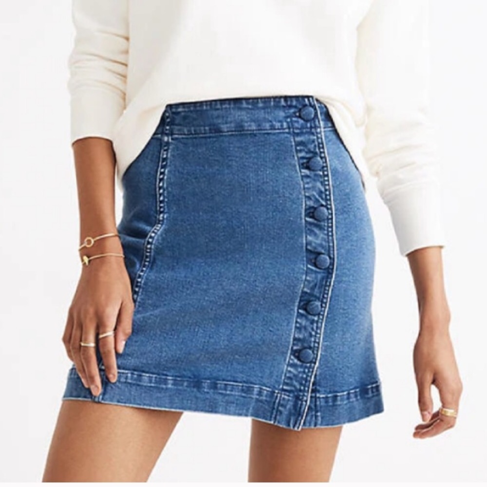 Madewell Mini Jean Skirt Plus Size 20